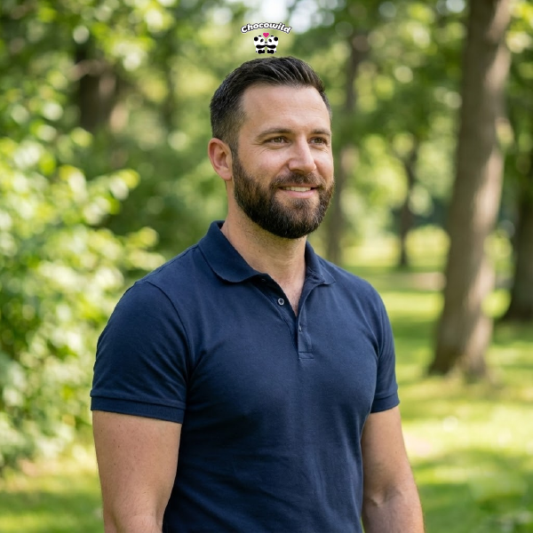 Confident man smiling outdoors representing peak mens sexual performance.