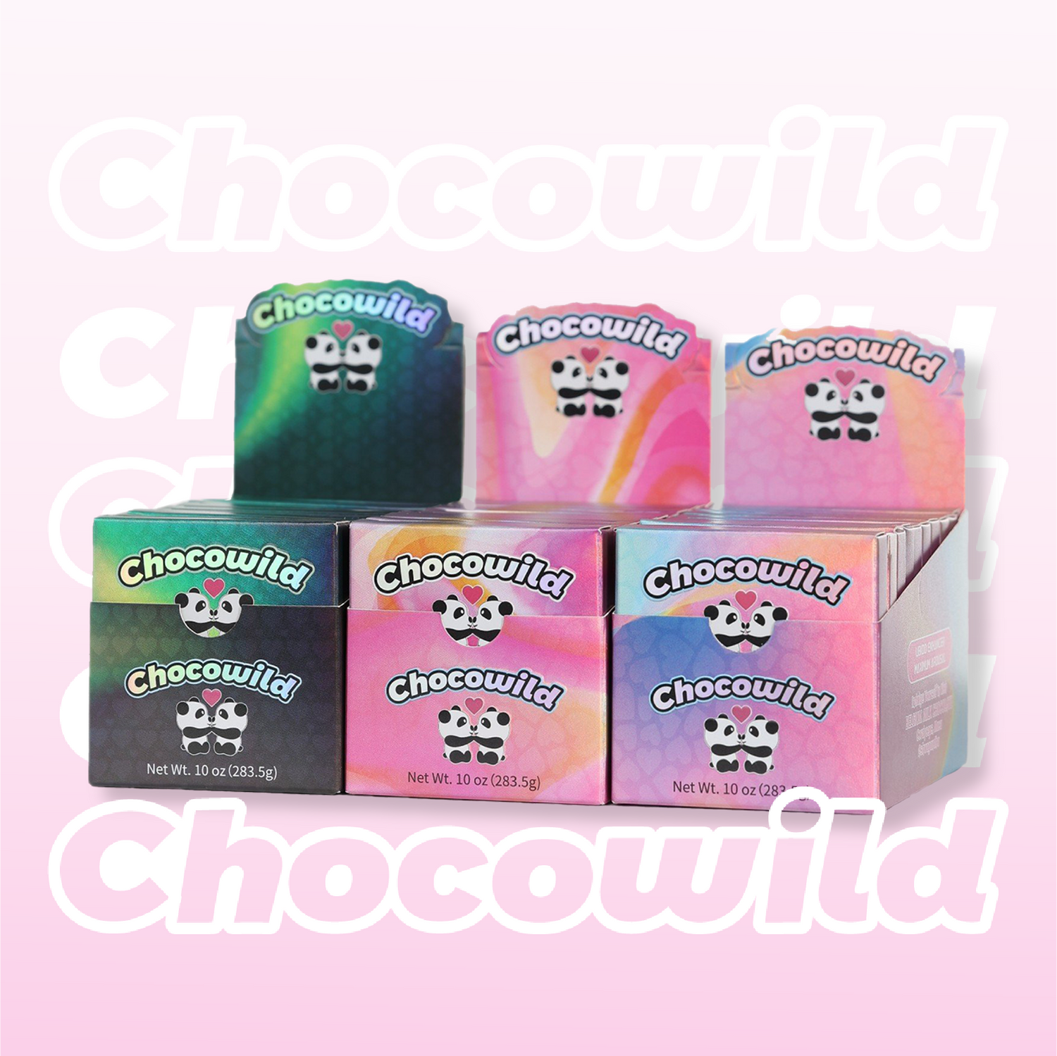 Chocowild chocolate boxes – premium dark, coffee and milk flavors for men’s performance enhancement