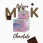 CHOCOWILD Milk Dark Chocolate – Box of 10 bars with bold packaging and chocolate visuals