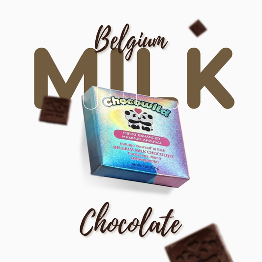 CHOCOWILD Milk Chocolate Single Pack – Premium Belgian Treat with Natural Performance Boosters